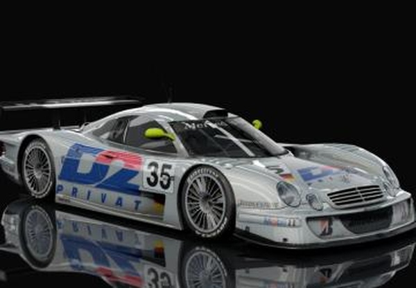 Mercedes Benz CLK LM M119 6.0 V8 LMGT1версия 1.22 для Assetto Corsa