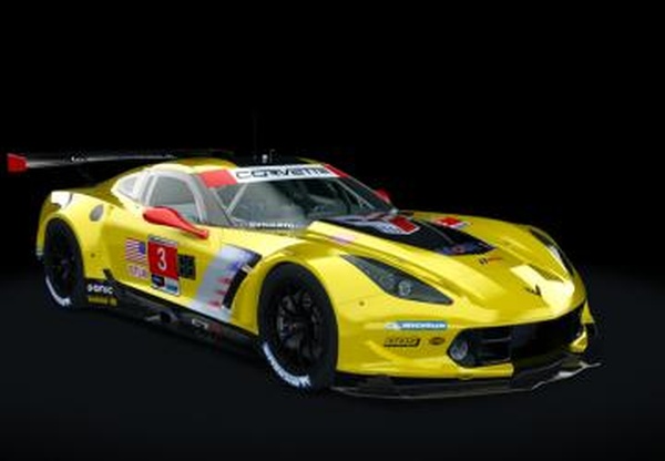 Chevrolet Corvette C7R GTLM V2версия - для Assetto Corsa