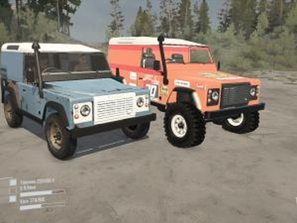 Land Rover Defender 90 Rebornверсия 1 для Spintires: MudRunner (v11.12.17)