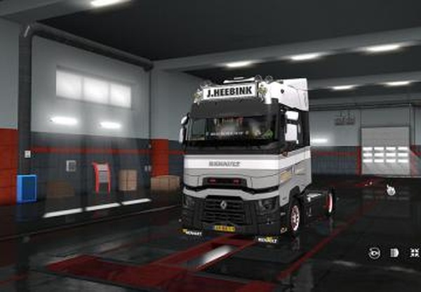 Tinted Headlights and Orange Foglight for Renault Tv1.1 для Euro Truck Simulator 2 (v1.35.x)