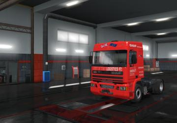 Скин JUST in Time для DAF 95 ATiверсия 1.0 для Euro Truck Simulator 2 (v1.35.x)