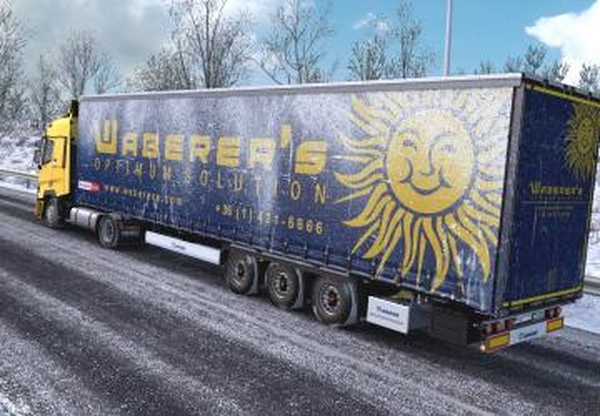 Snowy Waberer’s Skin for Krone Megalinerv1.0 для Euro Truck Simulator 2 (v1.35.x)