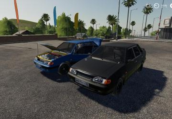 Ваз 2115версия 1.0 для Farming Simulator 2019 (v1.5.1.0)