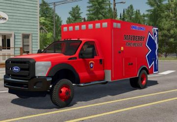 Ambulance F550версия 1.0.0.0 для Farming Simulator 2022