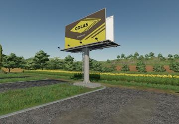 Large Colas Advertising Panelверсия 1.0.0.0 для Farming Simulator 2022