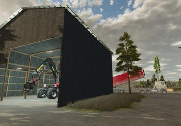 Silo For Wood Chips And Strawверсия 1.0.0.0 для Farming Simulator 2025