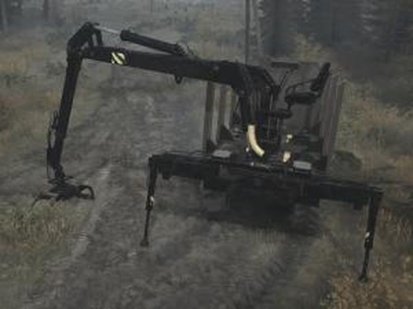 Текстура платформы с краном чёрнаядля Spintires: MudRunner (v11.12.17)