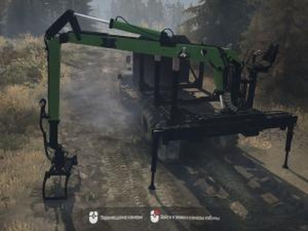 Текстура платформы с краном зелёнаядля Spintires: MudRunner (v11.12.17)