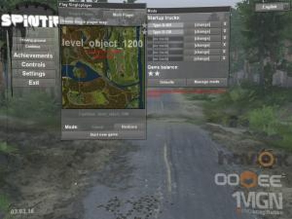 Карта «Object1200 Steam version»версия 1.0 для SpinTires (v03.03.16)