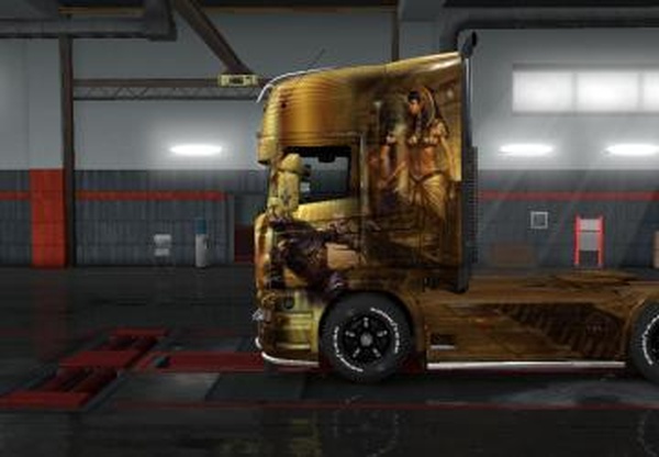 Скин пак PHARAON для Scania RS by RJLверсия 5.6 для Euro Truck Simulator 2 (v1.35.x)