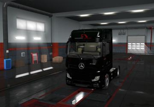 Скин Paul Schockemoehle Logistik для Mercedes Actros 2014v1.0 для Euro Truck Simulator 2 (v1.35.x)