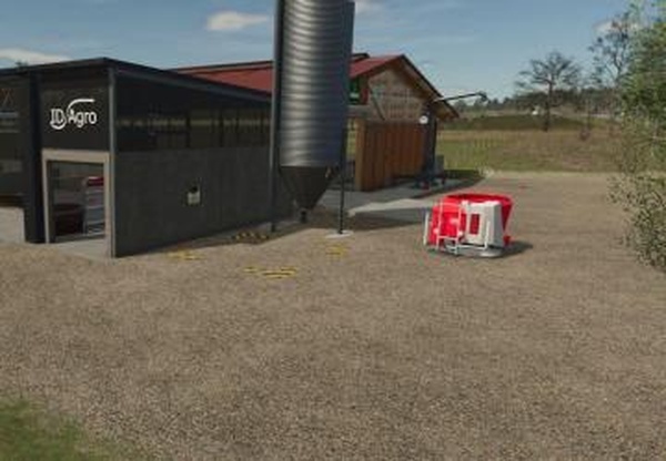 Medium Cowshed With Feeding Robotверсия 1.0.0.0 для Farming Simulator 2025