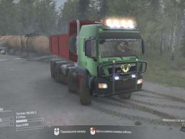 MAN 8x8версия 1 для Spintires: MudRunner (v11.12.17)