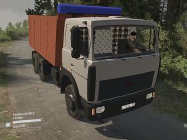 Маз-5516 самосвалверсия 1 для Spintires: MudRunner (v11.12.17)