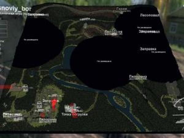 Карта «Сосновый бор»версия 1.0 для SpinTires (v03.03.16)