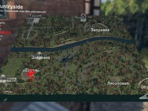 Карта «Countryside»версия 1.0 для SpinTires (v03.03.16)