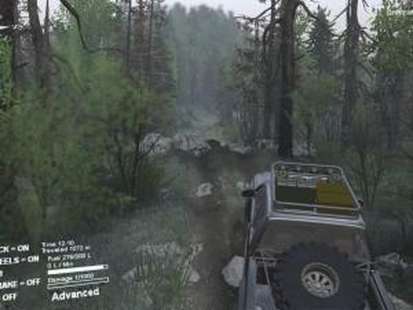 Карта «Cariboo Creek»версия 1.0 для SpinTires (v03.03.16)