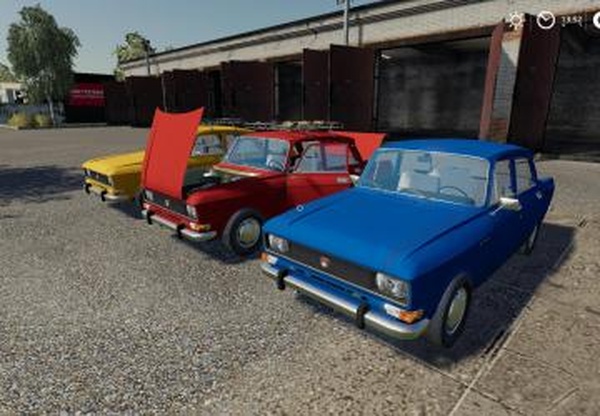 Москчив АЗЛК 2140версия 2.0 для Farming Simulator 2019 (v1.5.1.0)