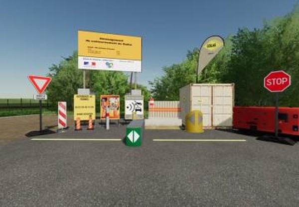 Construction Signsверсия 2.1.0.0 для Farming Simulator 2022