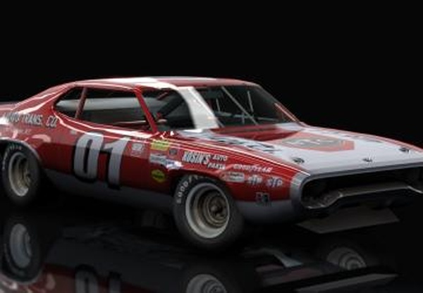 Plymouth Road Runner ’71 NASCARверсия - для Assetto Corsa