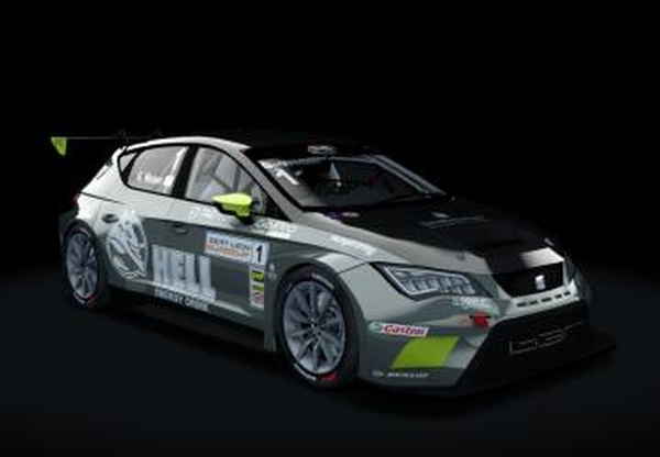 Seat Leon EuroCupверсия 3.3 для Assetto Corsa