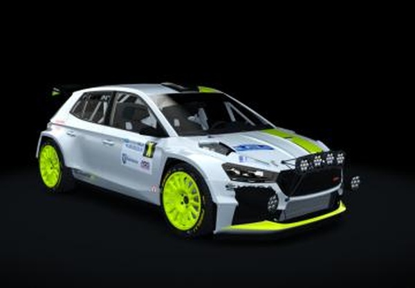 Skoda Fabia RS Rally2версия 1.0 для Assetto Corsa