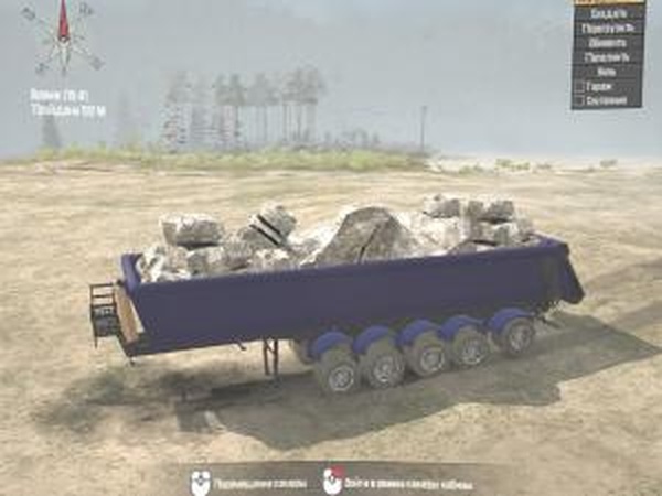 Semi-trailer dump truckверсия 1.0 для Spintires: MudRunner (v11.12.17)