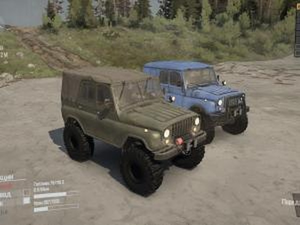 Уаз «DK»версия 16.12.17 для Spintires: MudRunner (v11.12.17)