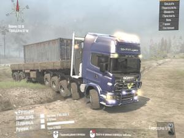 Scania R730 10x10версия 1.0 для Spintires: MudRunner (v11.12.17)