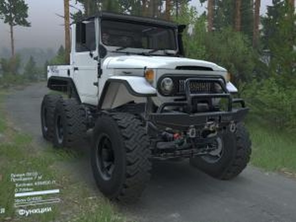 Toyota FJ40 6x6версия 04.03.16 для SpinTires (v03.03.16)