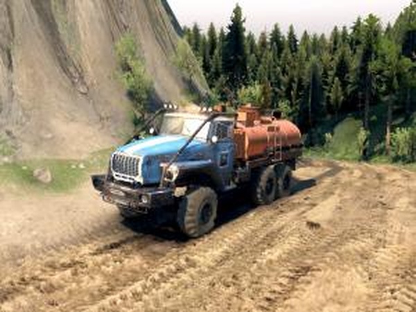 Карта «After a hard path 4»версия 1.0 для SpinTires (v25.12.15c)