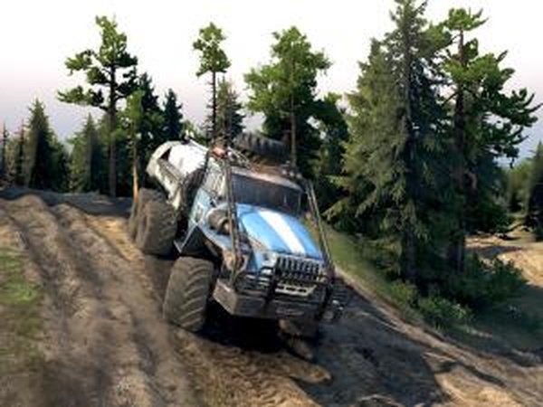 Карта «Первый после бури»версия 1.0 для SpinTires (v25.12.15c)