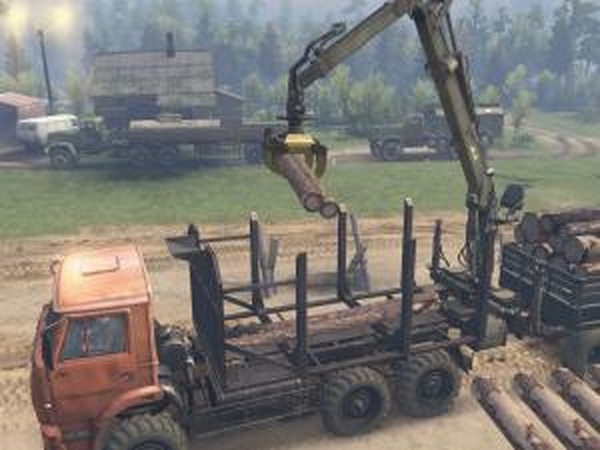 Карта «8VK»версия 1.0 для SpinTires (v25.12.15c)
