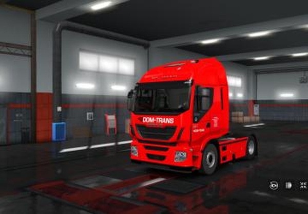 Скин  Dom Trans для Iveco Hi Wayверсия 1.0 для Euro Truck Simulator 2 (v1.35.x)