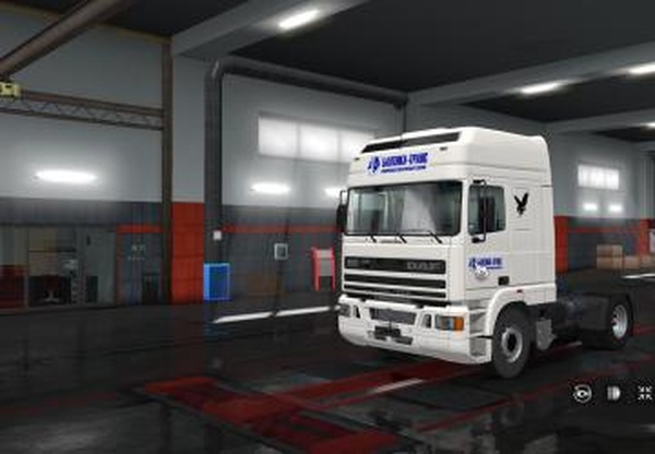 Два скина Балтика Транс и Norbert для DAF 95 ATIv1.0 для Euro Truck Simulator 2 (v1.35.x)