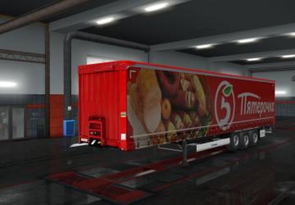 Скин пятёрочка для прицепов Kroneверсия 2.0 для Euro Truck Simulator 2 (v1.35.x)