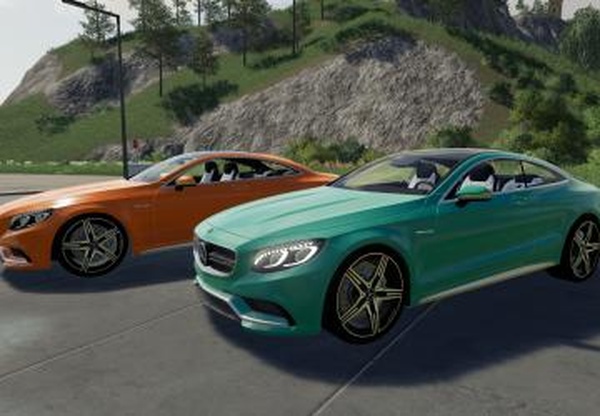 Mercedes-Benz S500 Coupeверсия 1.0.0.0 для Farming Simulator 2019 (v1.5.x)