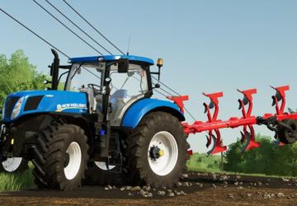New Holland T7 Series Tier4Aверсия 1.1.0.0 для Farming Simulator 2022