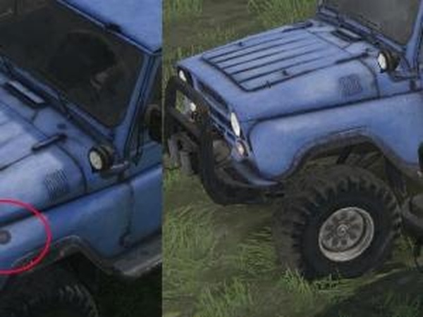 Оригинальная модель Уаз-469/3151 + текстурадля Spintires: MudRunner (v30.11.17)