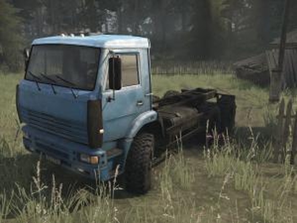 Камаз-6522 (Blue)версия 08.12.17 для Spintires: MudRunner (v30.11.17)