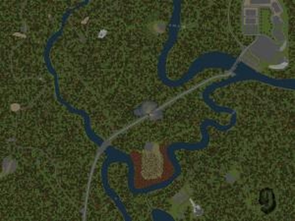 Карта «Средняя полоса»версия 1.0 для SpinTires (v25.12.15c)