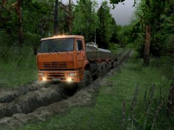 Карта «Ольховка»версия 1.0 для SpinTires (v25.12.15c)