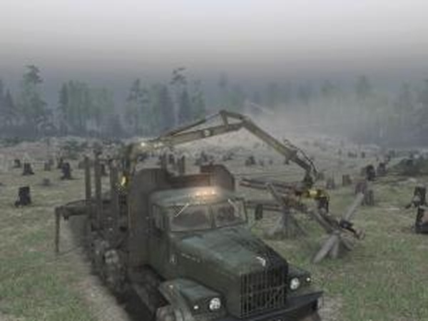 Карта «Highlands»версия 1.0 для SpinTires (v25.12.15c)