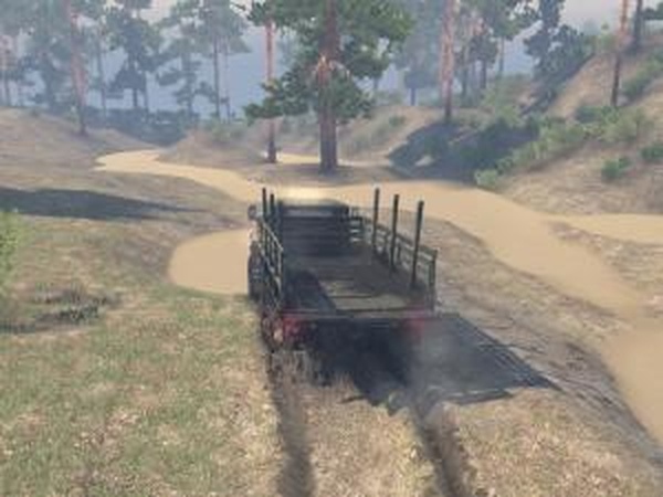 Карта «Sandy Coast»версия 1.0 для SpinTires (v25.12.15c)