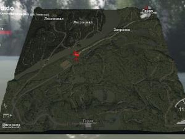 Карта «Perdido»версия 0.95 для SpinTires (v25.12.15)