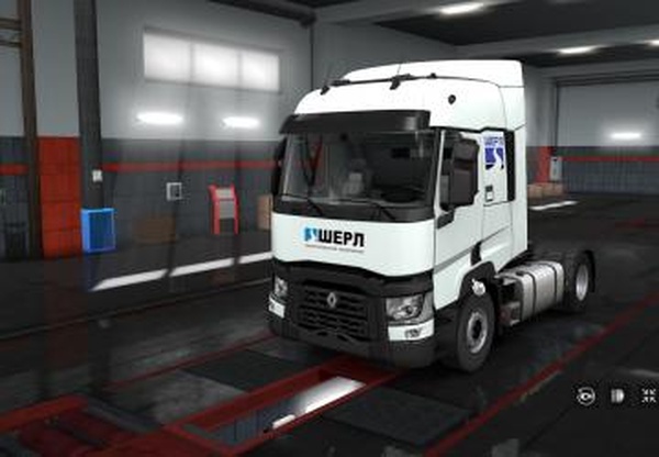 Скин Шерл для Renault Tверсия 1.0 для Euro Truck Simulator 2 (v1.35.x)