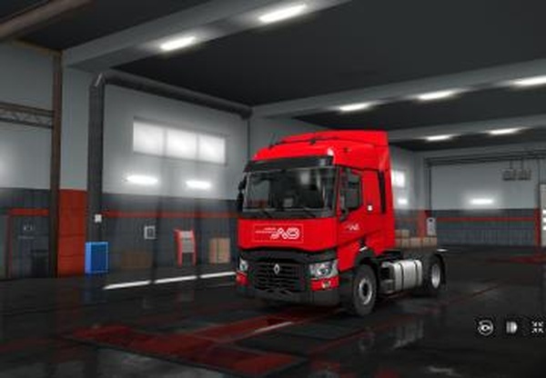 Скин Norbert для Renault Tверсия 1.0 для Euro Truck Simulator 2 (v1.35.x)