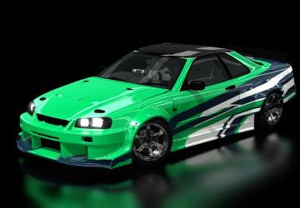 Nissan GTR R34 The Shakalzверсия 3.0 для Assetto Corsa