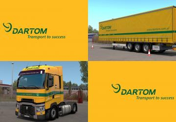 Скин компании DARTOMверсия 1.0 для Euro Truck Simulator 2 (v1.35.x, - 1.43.x)