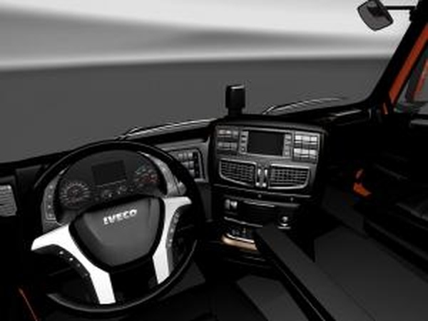 Пак чёрных интерьеровверсия 03.10.19 для Euro Truck Simulator 2 (v1.30.x, - 1.36.x)